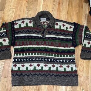 Vintage chunky pure wool sweater Nuevo Americana
